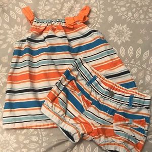 Gymboree beautiful top and shorts set
